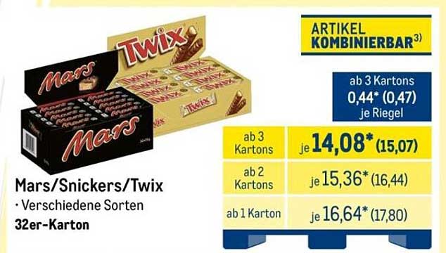Mars/Snickers/Twix