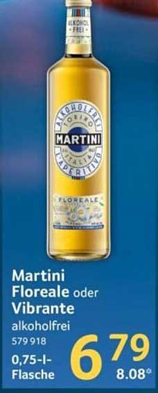 Martini Floreale oder Vibrante alkoholfrei
