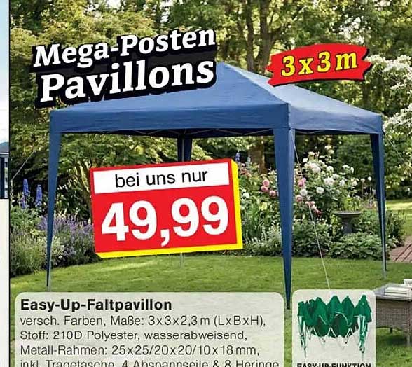 Mega-Posten Pavillons 3x3m