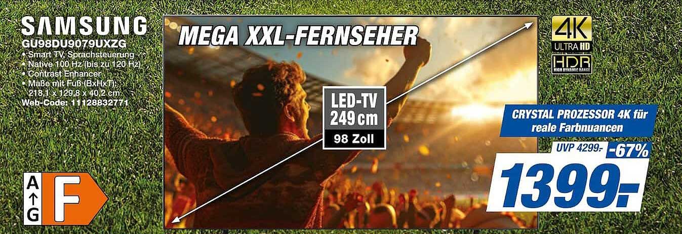MEGA XXL-FERNSEHER