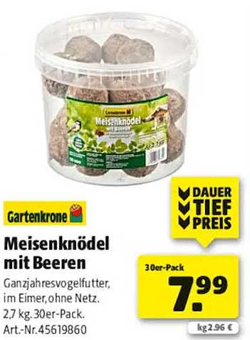 Meisenknödel mit Beeren