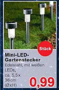 Mini-LED-Gartenstecker