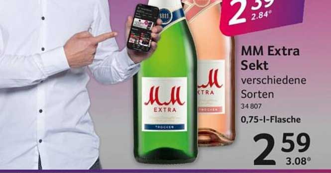 MM Extra Sekt verschiedene Sorten 0,75-l-Flasche