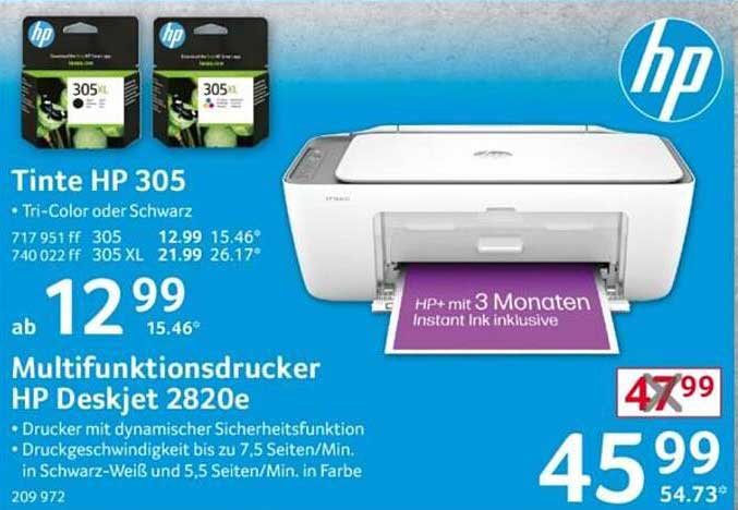 Multifunktionsdrucker HP Deskjet 2820e