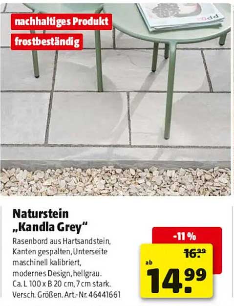 Naturstein „Kandla Grey“