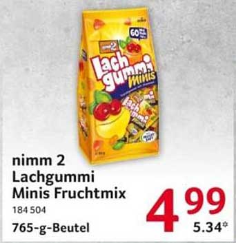 nimm 2 Lachgummi Minis Fruchtmix