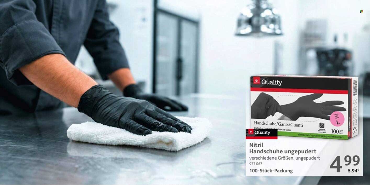 Nitril Handschuhe ungepudert