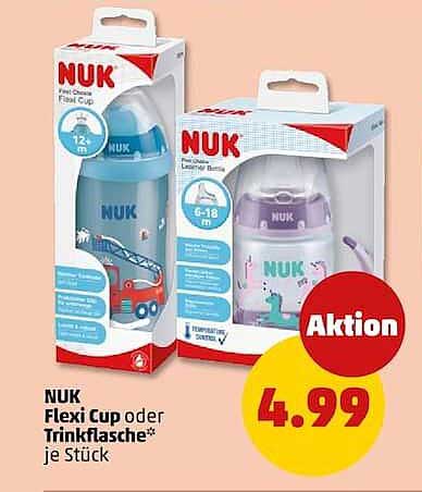 NUK Flexi Cup oder Trinkflasche* je Stück