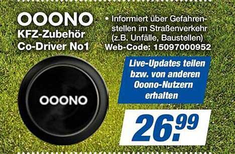 OOONO KFZ-Zubehör Co-Driver No1