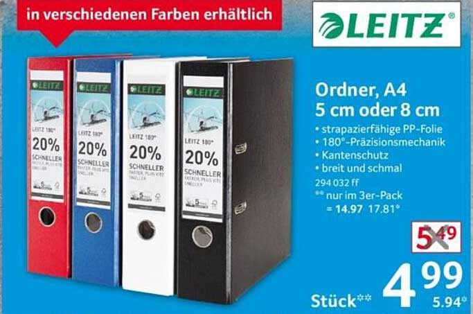 Ordner, A4 5 cm oder 8 cm