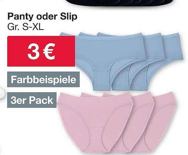Panty oder Slip Gr. S-XL