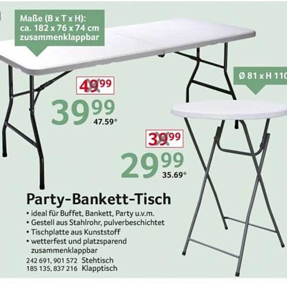 Party-Bankett-Tisch