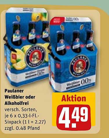 Paulaner Weißbier oder Alkoholfrei