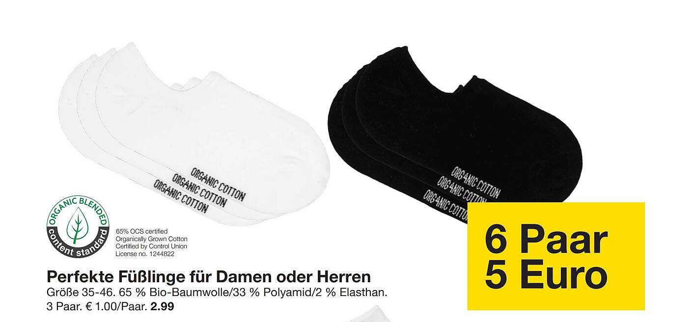Perfekte Füßlinge für Damen oder Herren
