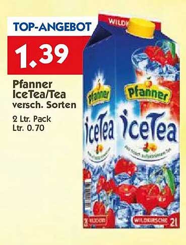 Pfanner IceTea/Tea versch. Sorten