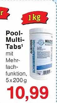 Pool-Multi-Tabs¹ mit Mehrfach-funktion, 5 x 200 g