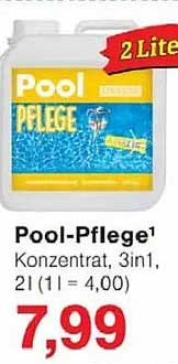 Pool-Pflege¹ Konzentrat, 3in1, 2l (1 l = 4,00)