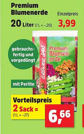 Premium Blumenerde
