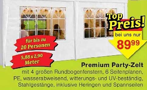 Premium Party-Zelt