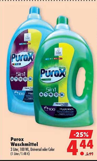 Purox Waschmittel