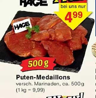 Puten-Medaillons