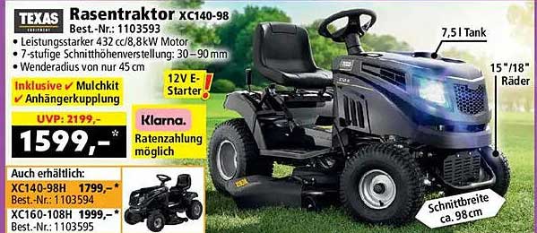 Rasentraktor XC140-98