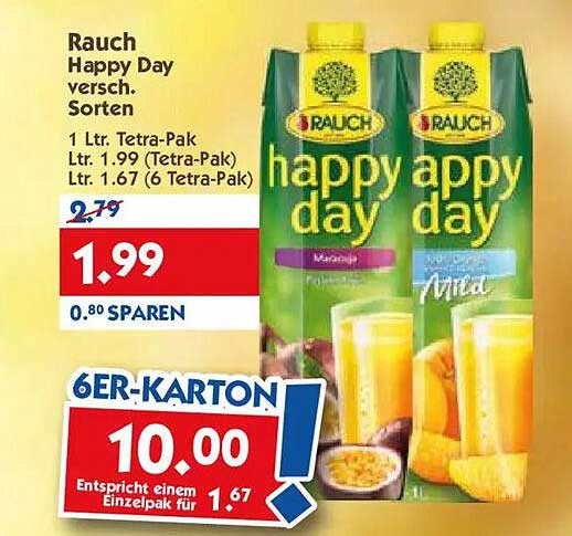 Rauch Happy Day versch. Sorten