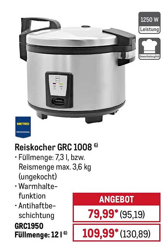 Reiskocher GRC 1008