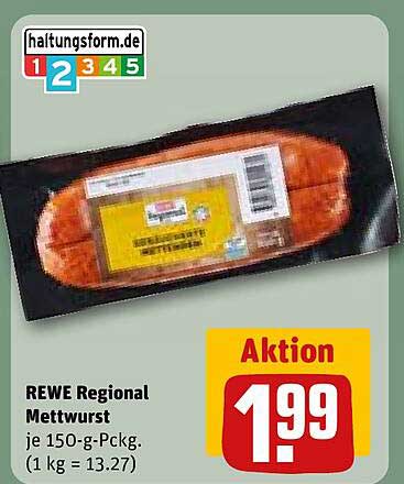 REWE Regional Mettwurst