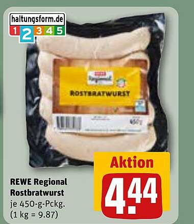REWE Regional Rostbratwurst