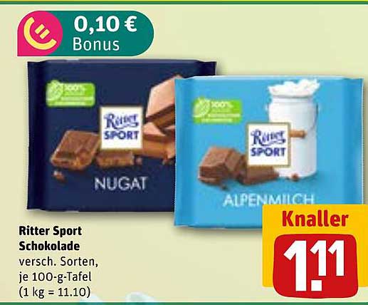 Ritter Sport Schokolade