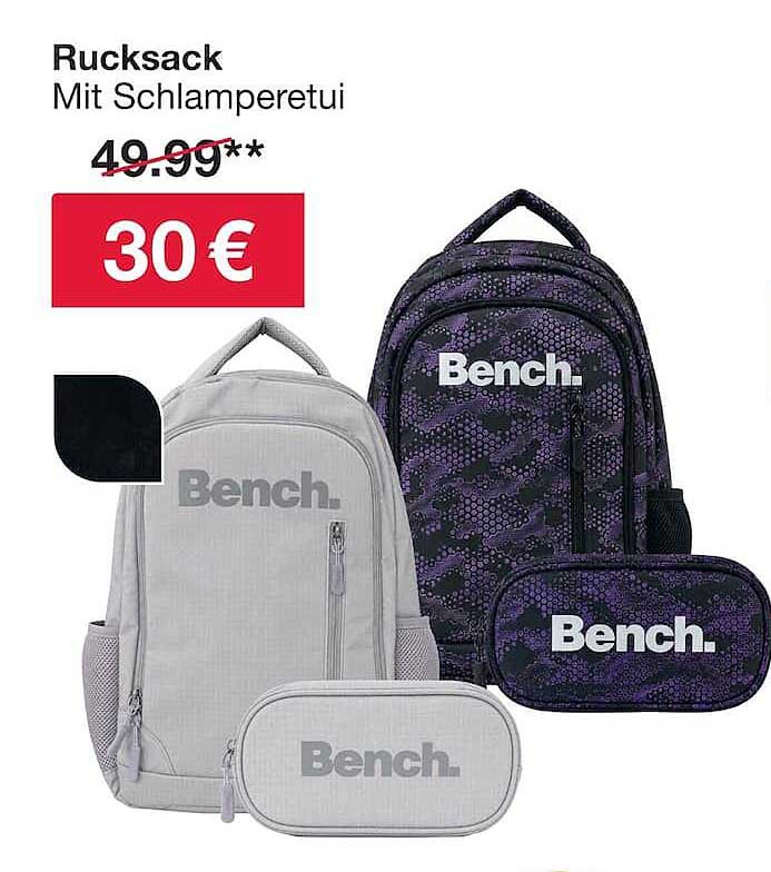 Rucksack Mit Schlamperetui