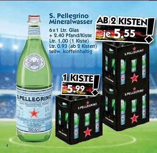 S. Pellegrino Mineralwasser