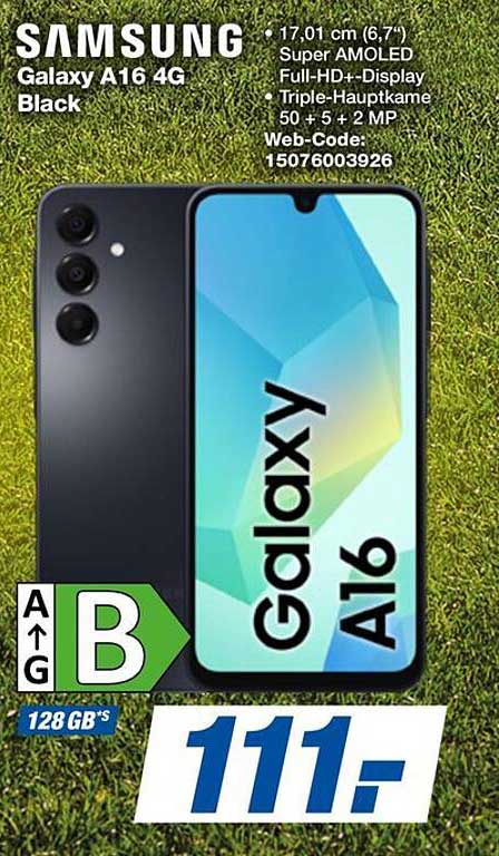 SAMSUNG Galaxy A16 4G Black