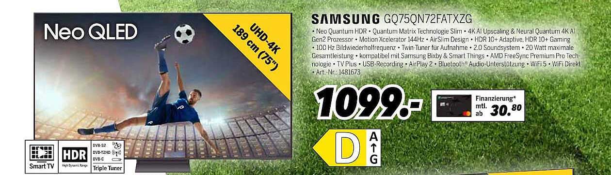 SAMSUNG GQ75QN72FATXZG