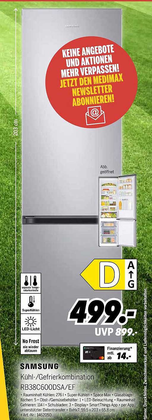 SAMSUNG Kühl-/Gefrierkombination RB38C600DSA/EF