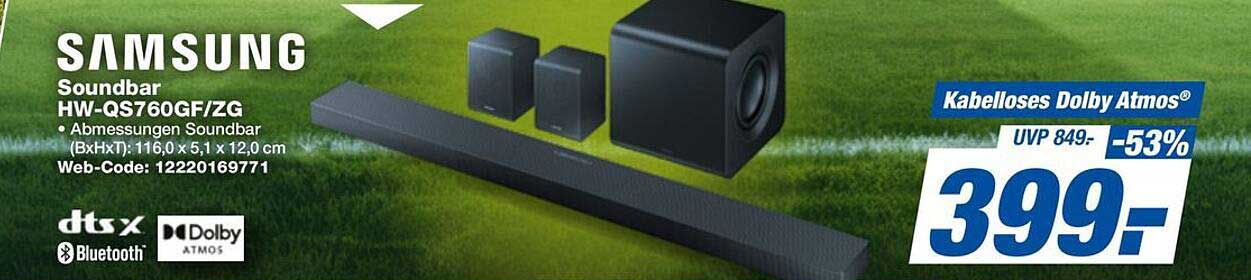 Samsung Soundbar HW-QS760GF/ZG