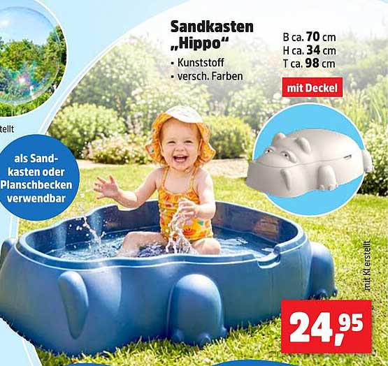 Sandkasten „Hippo“