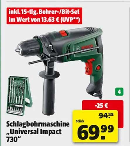 Schlagbohrmaschine „Universal Impact 730“