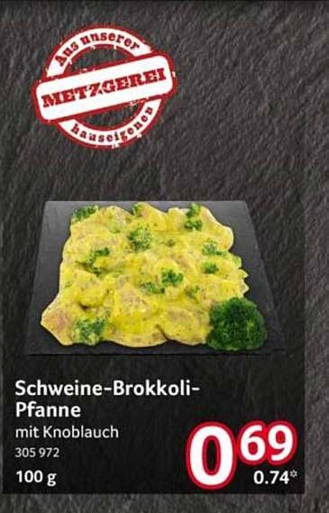 Schweine-Brokkoli-Pfanne mit Knoblauch