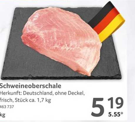 Schweineoberschale