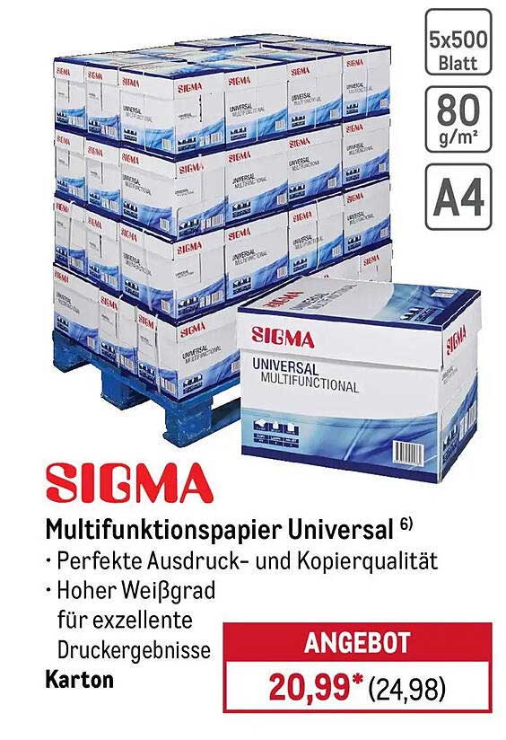 SIGMA Multifunktionspapier Universal