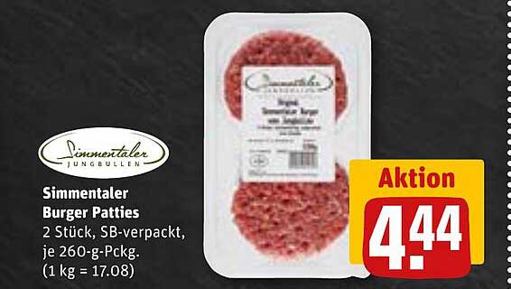 Simmentaler Burger Patties