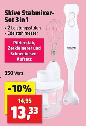 Skive Stabmixer-Set 3 in 1