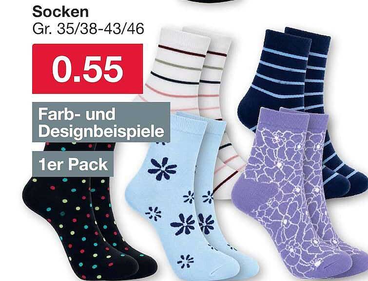 Socken Gr. 35/38-43/46