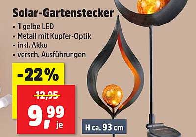 Solar-Gartenstecker.