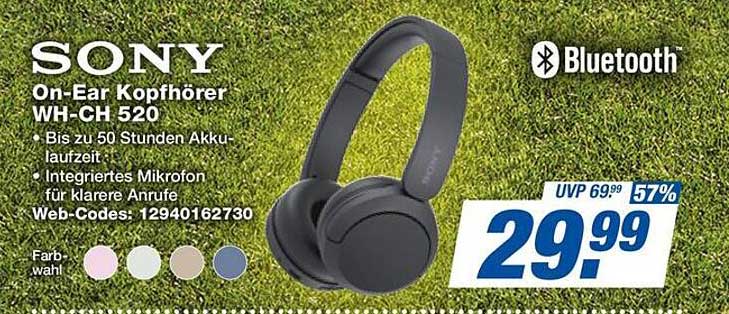 SONY On-Ear Kopfhörer WH-CH 520