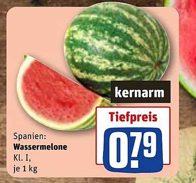 Spanien: Wassermelone Kl. I, je 1 kg