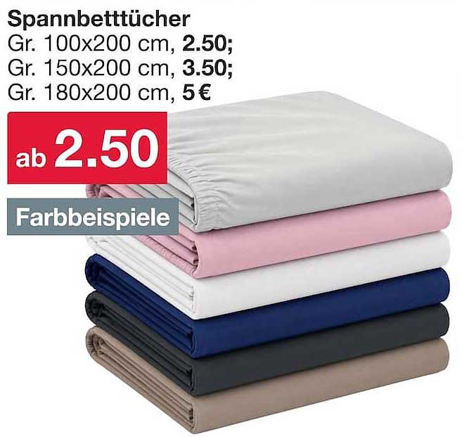 Spannbettücher