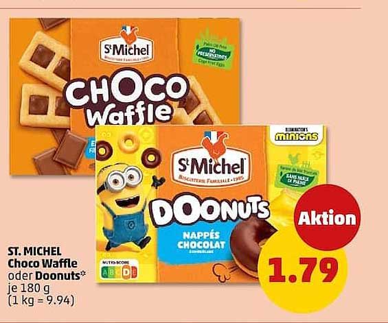 ST. MICHEL Choco Waffle oder Donuts